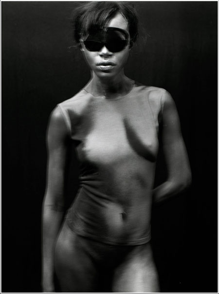 Photographer Gerald Jenkins made this picture of the Breasts T-shirt in 2011.