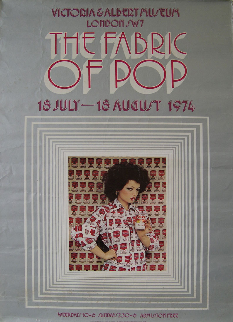 Victoria and Albert exhibition poster, 1974